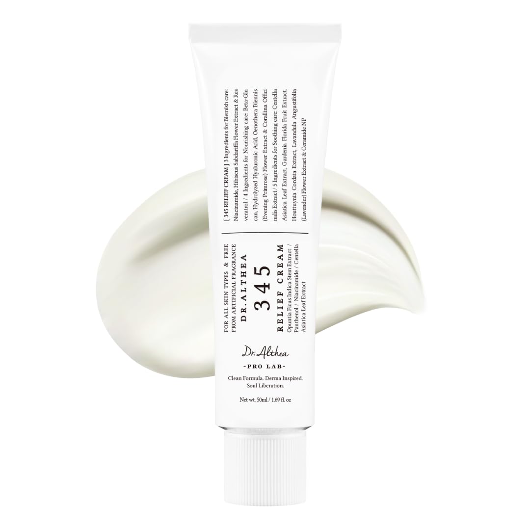 345 RELIEF CREAM (DR. ALTHEA) - 50ML CREMA CALMANTE Y ACLARANTE PIELES SENSIBLES - 1