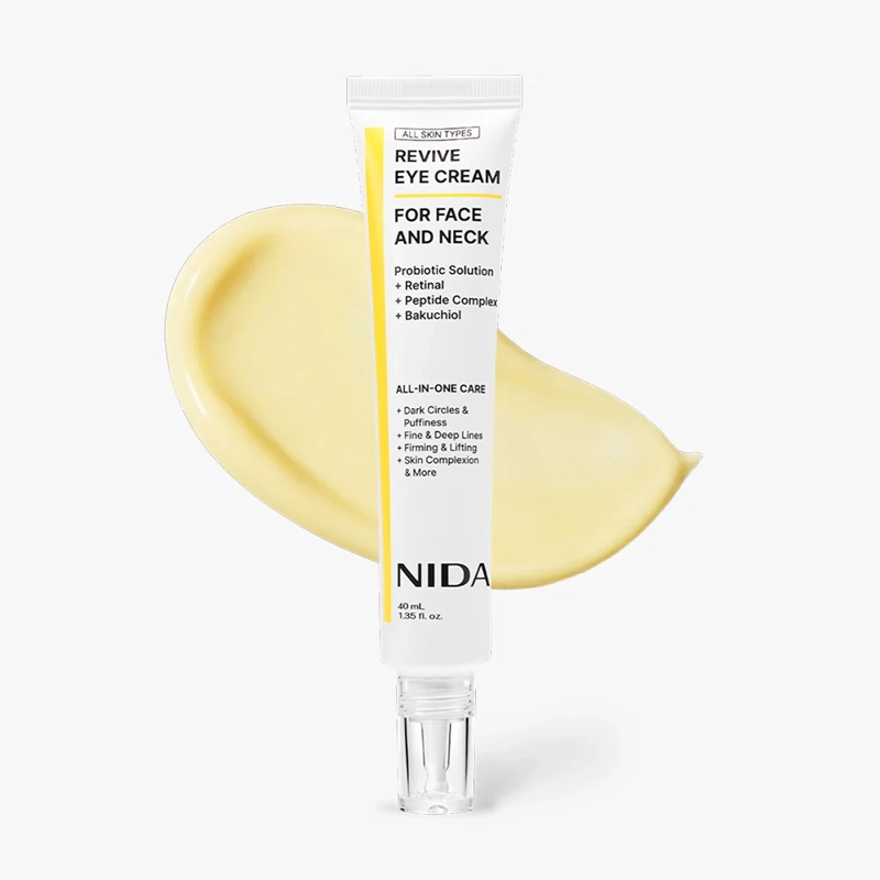 REVIVE EYE CREAM FOR FACE AND NECK (NIDA) -40ML CREMA ANTIEDAD PARA CONTORNO DE OJOS, ROSTRO Y CUELL - 1