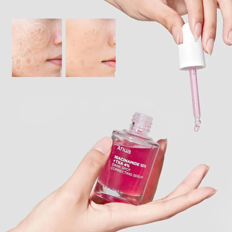 NIACINAMIDE 10%+ TXA 4% DARK SPOT CORRECTING SERUM (ANUA) - 30ML SERUM ACLARANTE 10% NIACINAMIDA 4% - 2