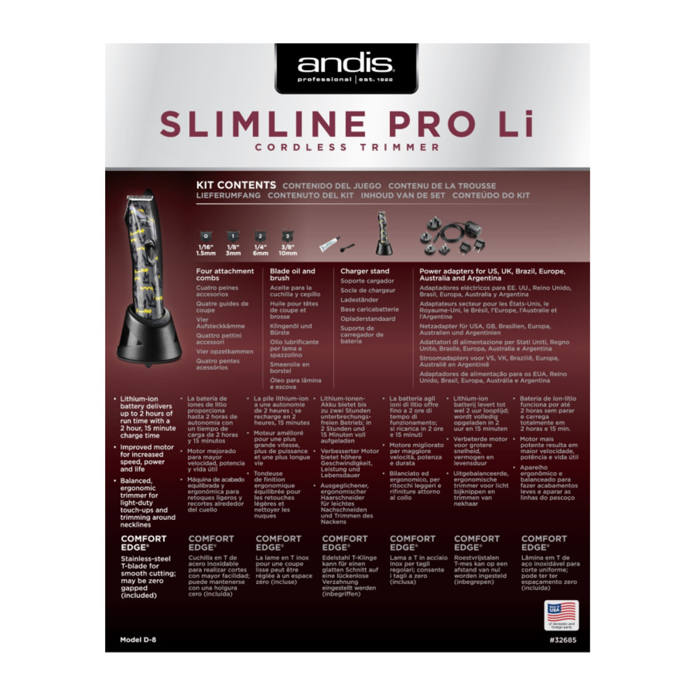 DESVELLADORA ANDIS NATION D-8 PRO LI (32685) - 5