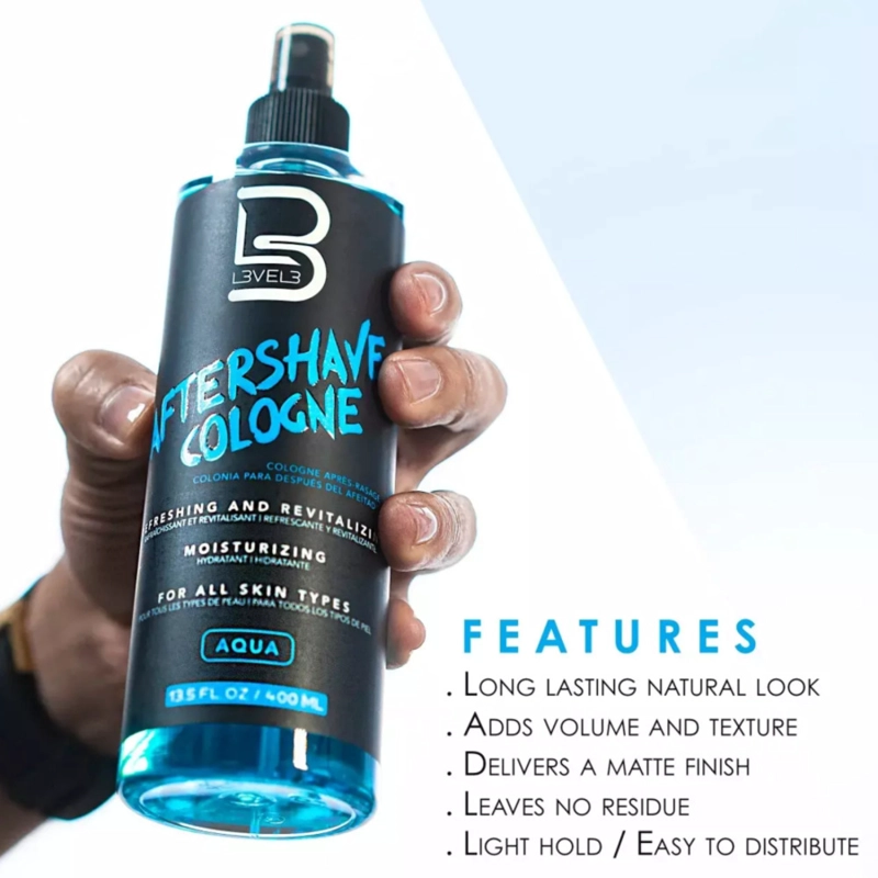 AFTERSHAVE LEVEL3 COLOGNE AQUA (400 ML) - 3