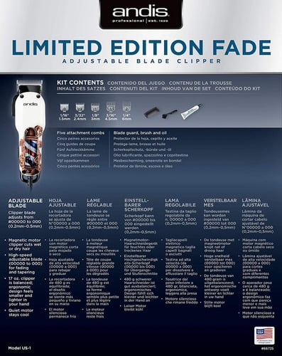 ANDIS LIMITED EDITION FADE - 4