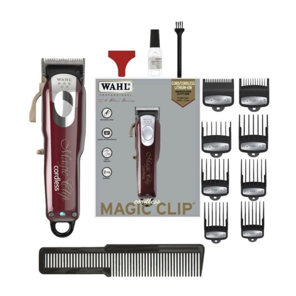 MÁQUINA CORTA PELO INALÁMBRICO WAHL CORDLESS MAGIC CLIP 8148-358 - 4