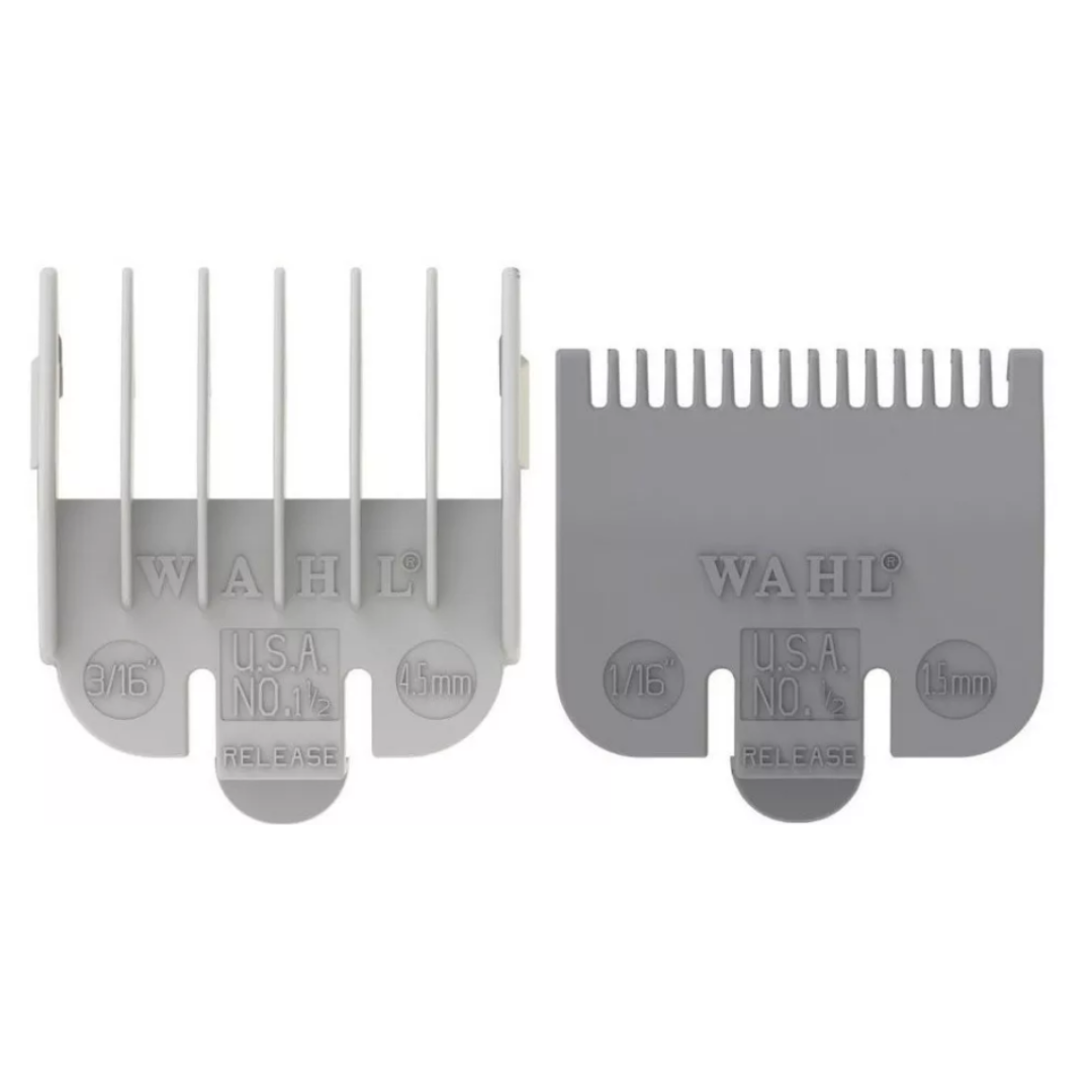 PEINES WAHL KIT GUÍA ALZAS 0,5 1,5 MM + 1,5 4,5 MM CORTE 1 VELOCIDAD - 1