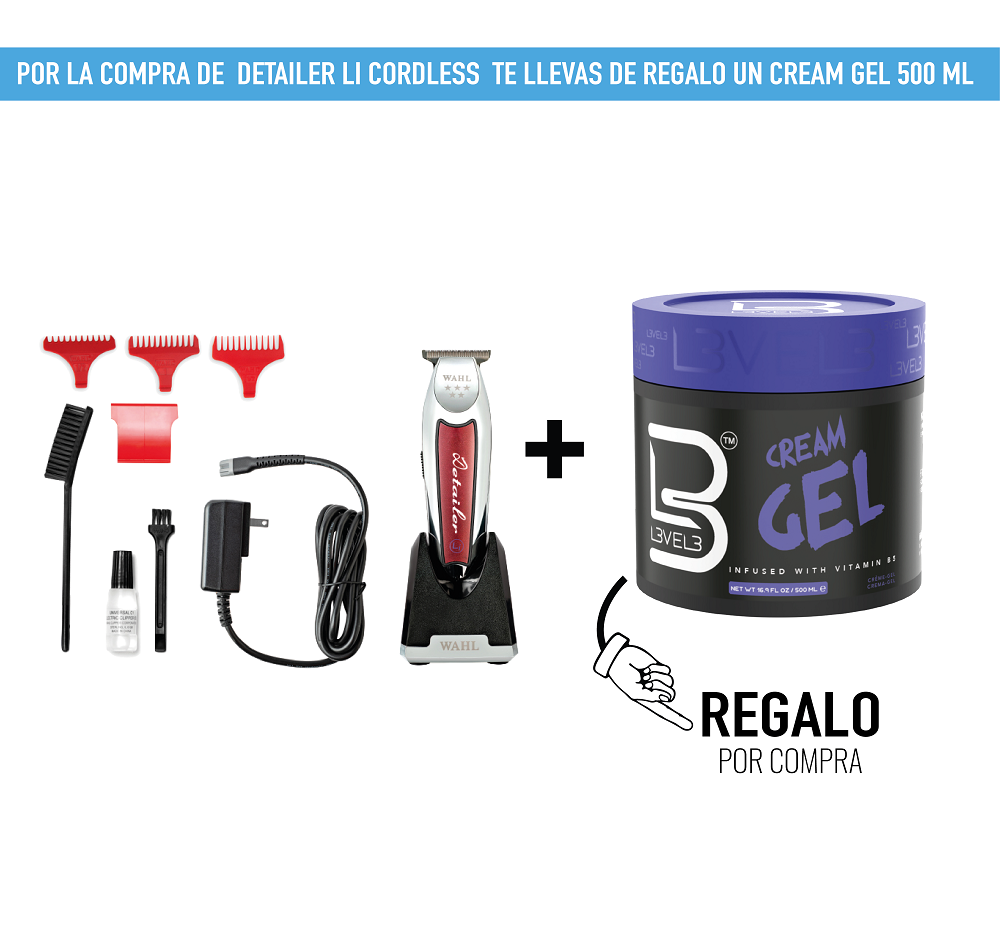 MÁQUINA CORTA PELO INALÁMBRICO WAHL DETAILER LI - 1
