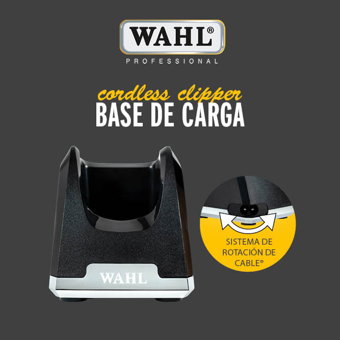 MÁQUINA AFEITAR WAHL PRO BASE CARGA CLIPPER - 1