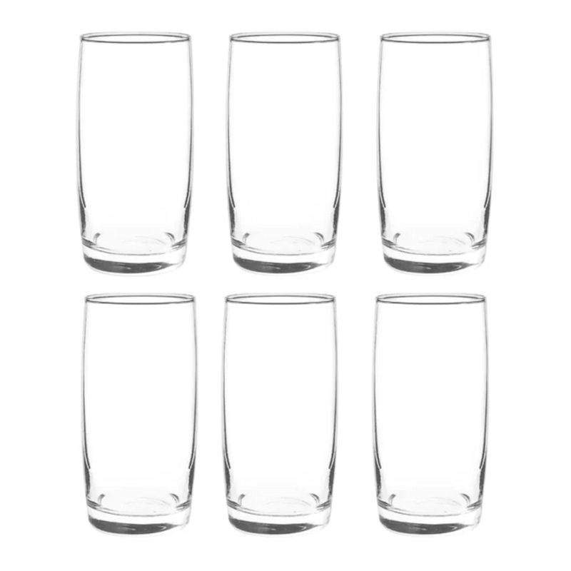 SET 6 VASOS ALTOS MODELO MONTERREY TRANSPARENTE DE 445ML - 4