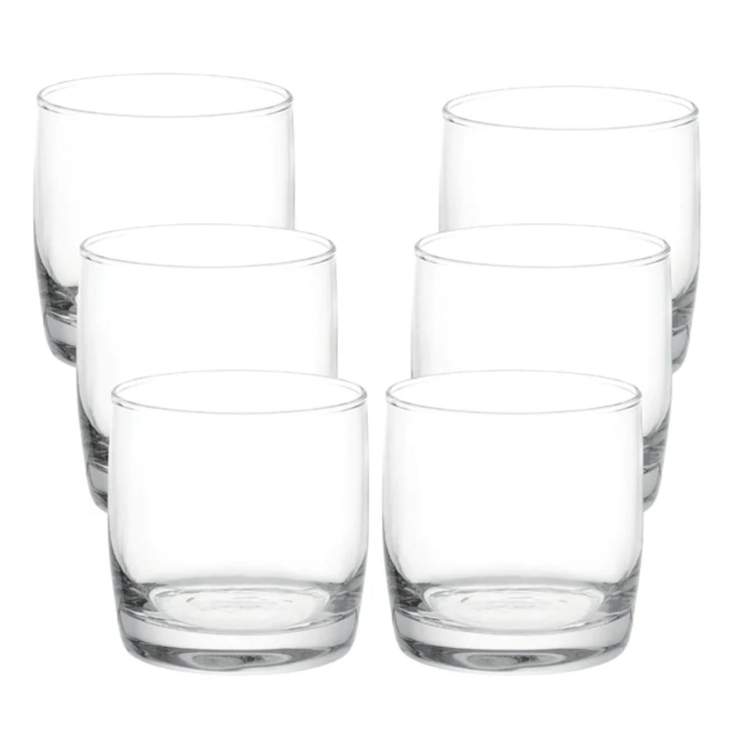 SET 6 VASOS BAJOS MODELO MONTERREY TRANSPARENTE DE 296ML - 3