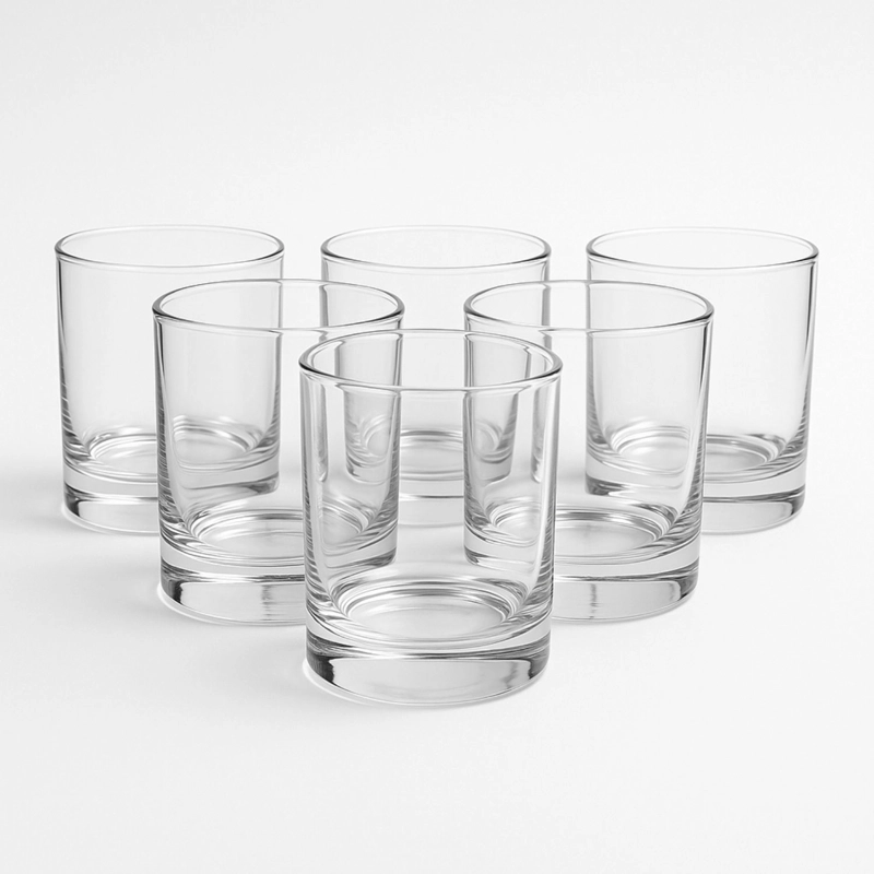 SET 6 VASOS BAJOS MANHATAN 340ML CRISTAR AGUA TRAGOS - 2