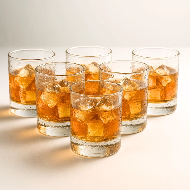SET 6 VASOS BAJOS MANHATAN 340ML CRISTAR AGUA TRAGOS - 3