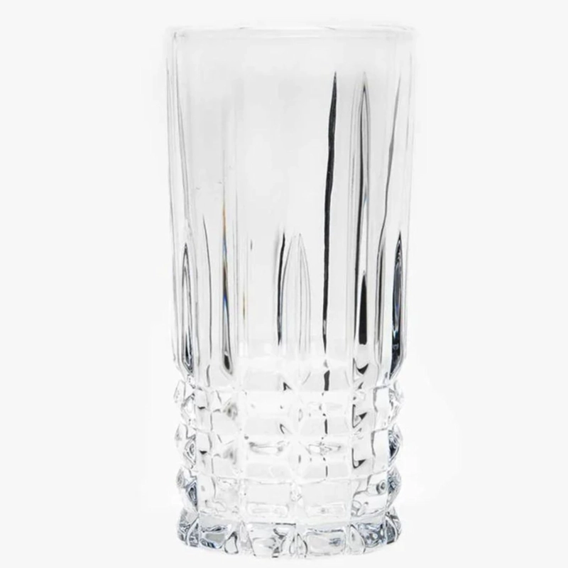 DISPLAY 6 VASOS ALTOS MODELO BIRMINGHAM DE 360ML TRAGO JUGO - 3
