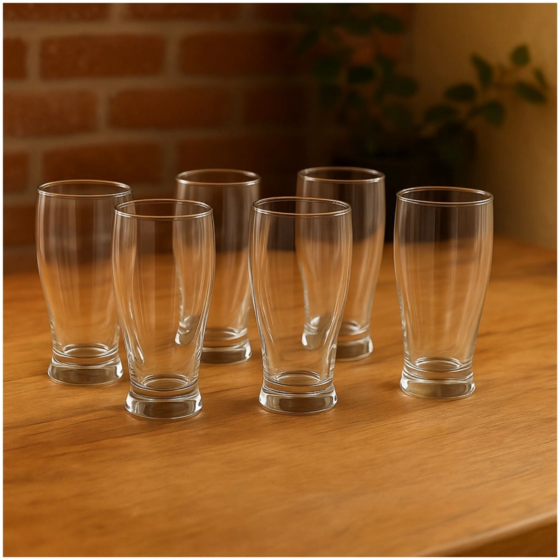 SET 6 VASOS SHOPEROS BUCAREST ALLEGRA DE 340ML CERVEZAS - 2