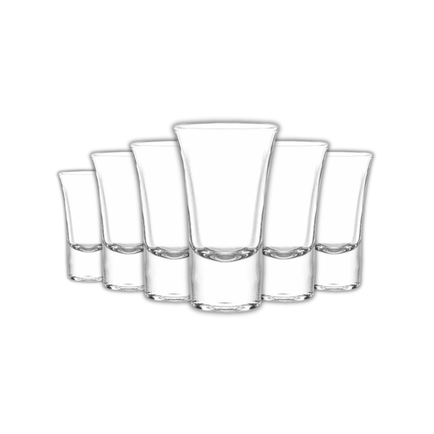 PACK 6 VASOSTRAGO CORTO LEXINGTON DE 74CC TEQUILA TRAGOS - 1