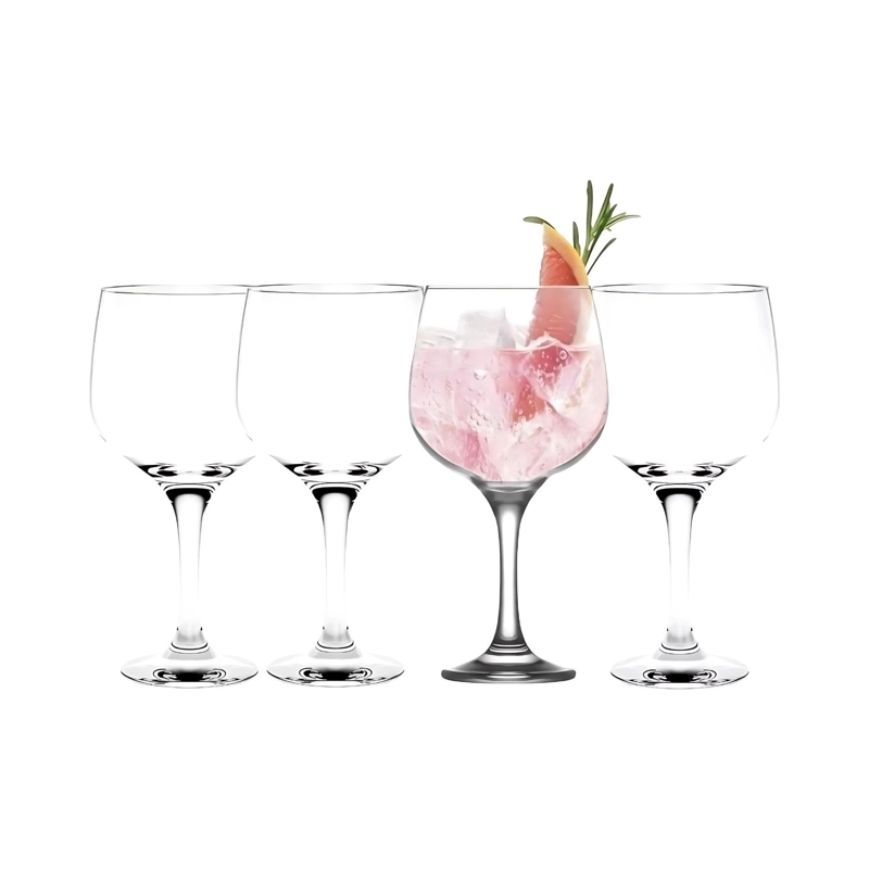 SET 4 COPAS PARA GIN TONIC COCKTAIL VIDRIO DE 653ML TRAGOS - 3