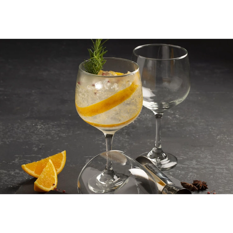 SET 4 COPAS PARA GIN TONIC COCKTAIL VIDRIO DE 653ML TRAGOS - 5