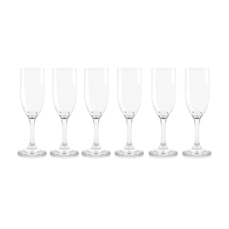SET 6 COPAS CHAMPAGNE MODELO VERSALLES 176ML ESPUMANTE - 6
