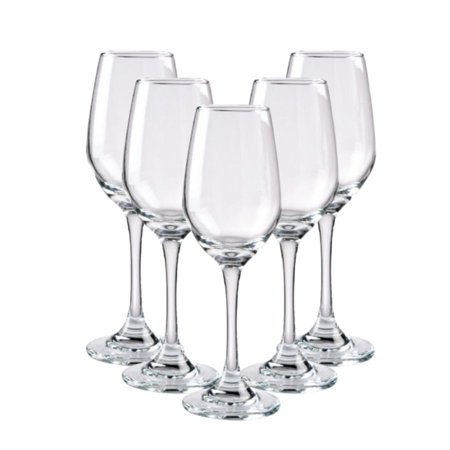 SET 6 COPAS BRUNELLO FLUTE CRISTAR 237ML TRAGOS CELEBRACION - 4