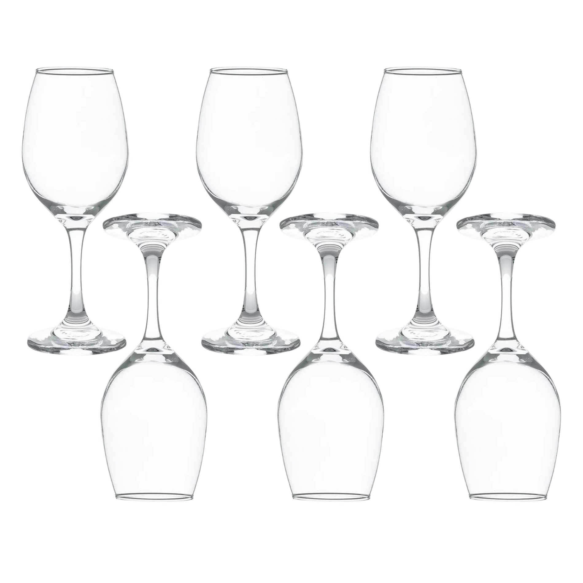 SET COPAS 6 COPAS CHAMPAGNE 6 COPAS VINO VERSALLES TRAGOS - 5