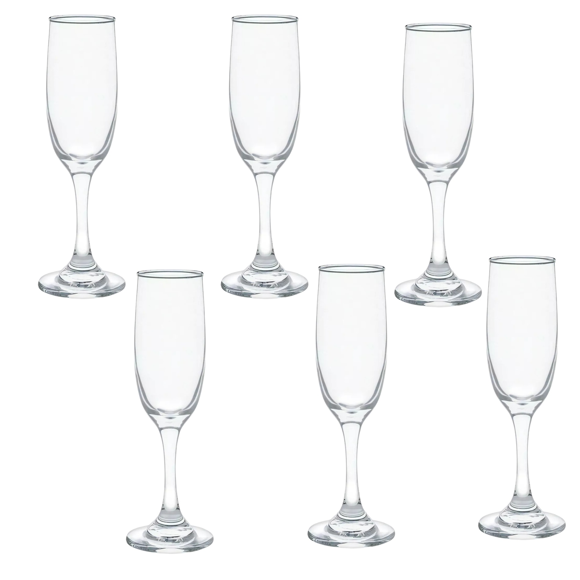 SET COPAS 6 COPAS CHAMPAGNE 6 COPAS VINO VERSALLES TRAGOS - 6