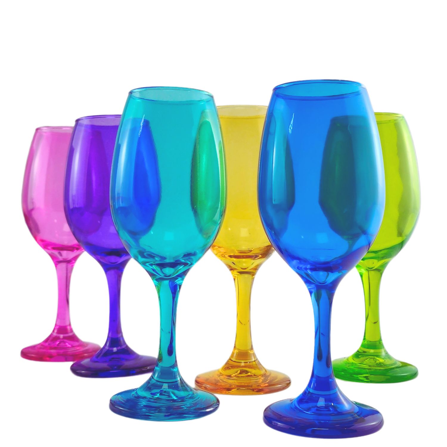 SET 6 COPAS VINO RIOJA FULL 386ML FIESTA CELEBRACION - 1
