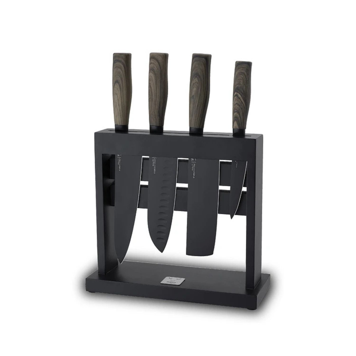 CONJUNTO DE CUCHILLOS ACERO TACO 4 PCS WAYU NEGRO - 1