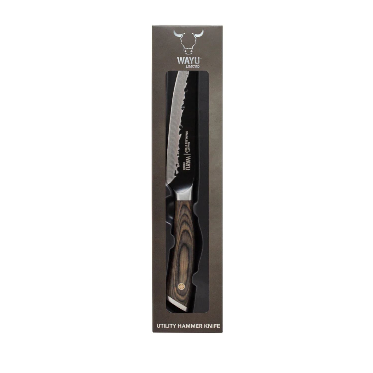 CUCHILLO HAMMER MEDIANO WAYU 25CM ACERO COCINA - 2