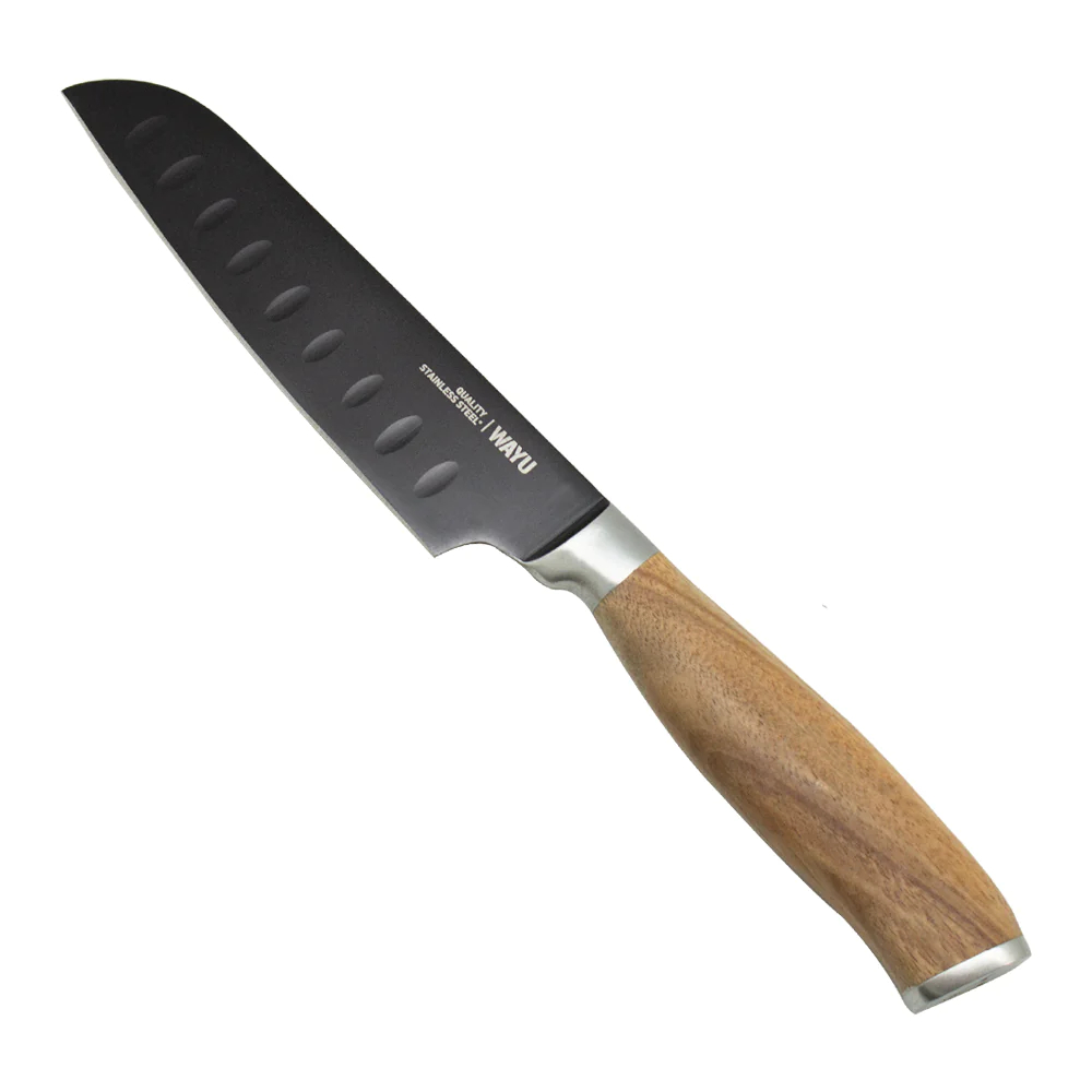CUCHILLO SANTOKU 14 CM WAYU CON REVESTIMIENTO ANTIADHERENTE - 1