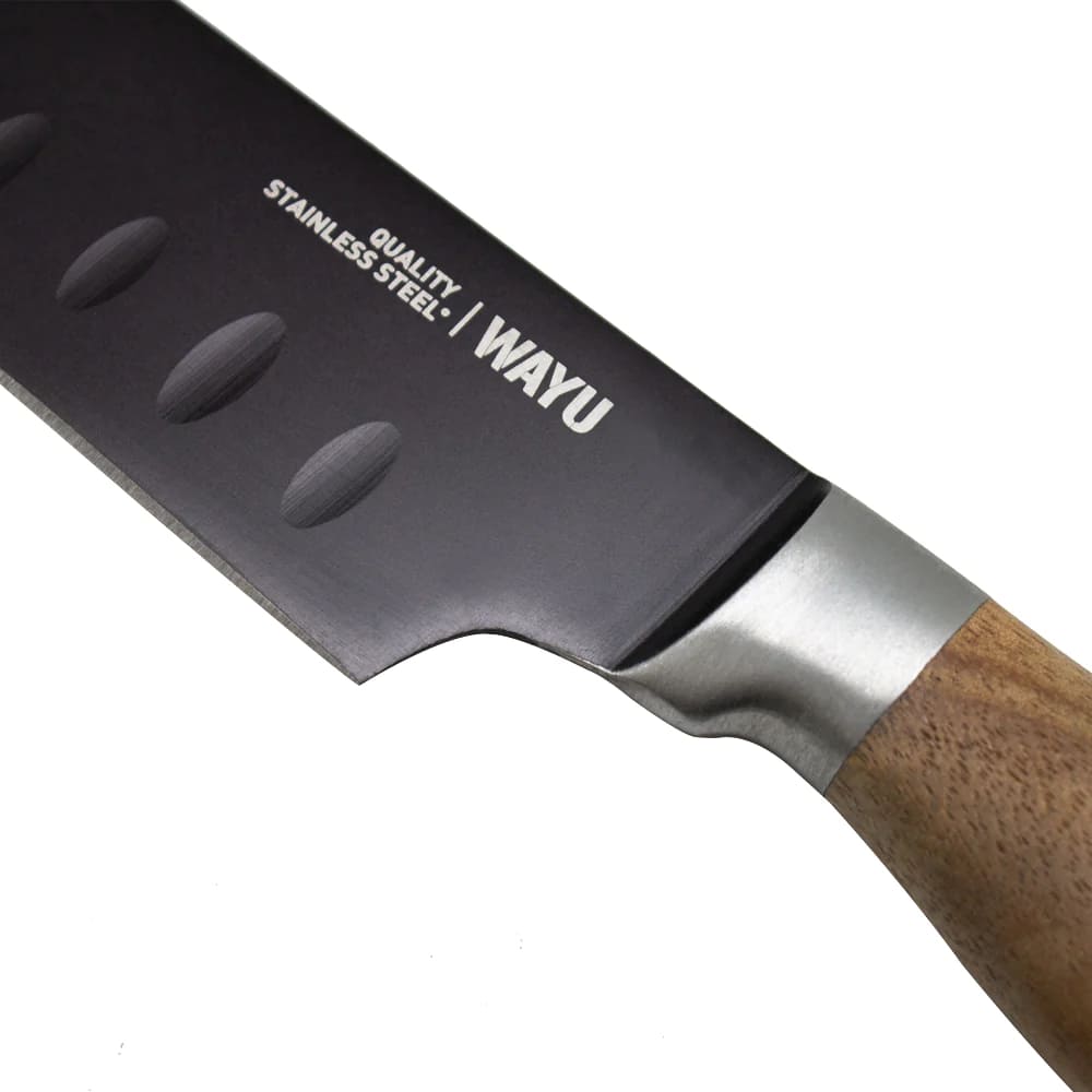CUCHILLO SANTOKU 14 CM WAYU CON REVESTIMIENTO ANTIADHERENTE - 2