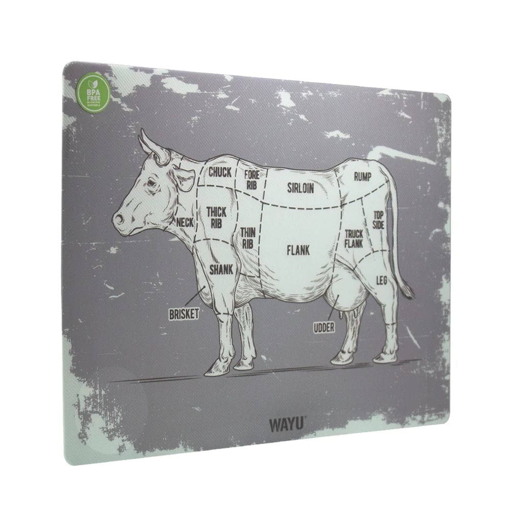 INDIVIDUAL WAYU PVC 40X30CM CORTES GREY MANTEL MESA COCINA - 2
