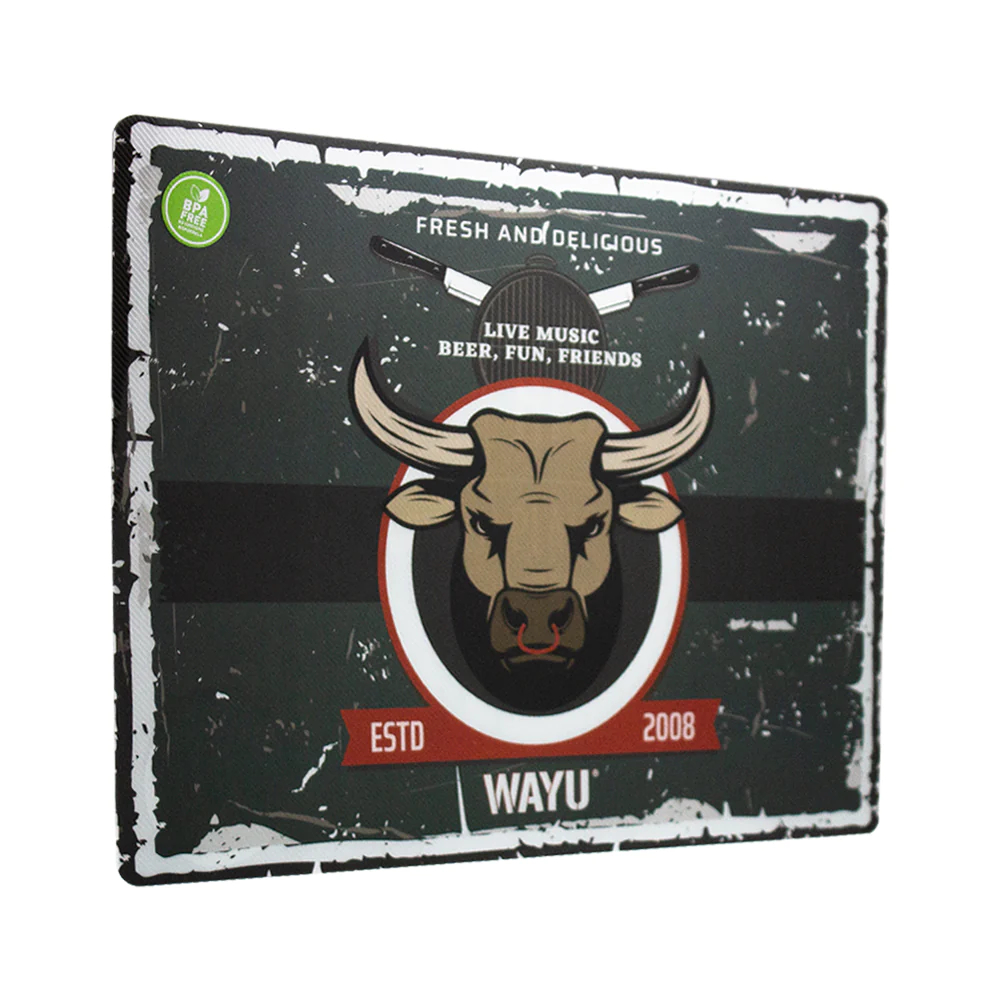 INDIVIDUAL WAYU PVC 40X30CM TORO MESA QUINCHO ASADO COCINA - 2