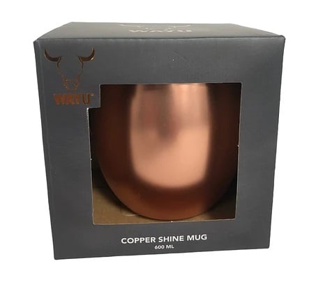 JARRO MOSCOW MULE COPPER MUG SHINE 600ML WAYU BAR TRAGOS - 4