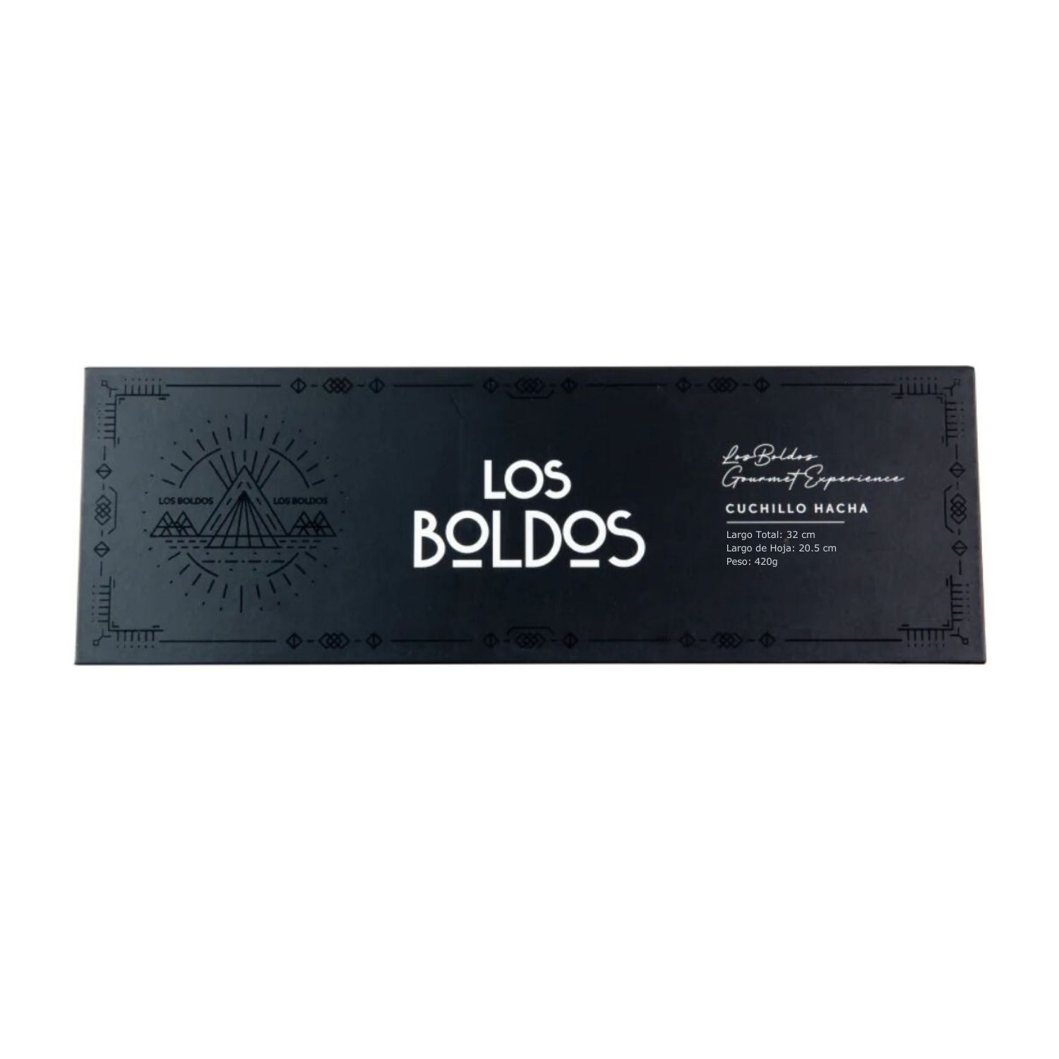 CUCHILLO HACHA LOS BOLDOS ACERO INOXIDABLE CARNICERO COCINA 420g - 2