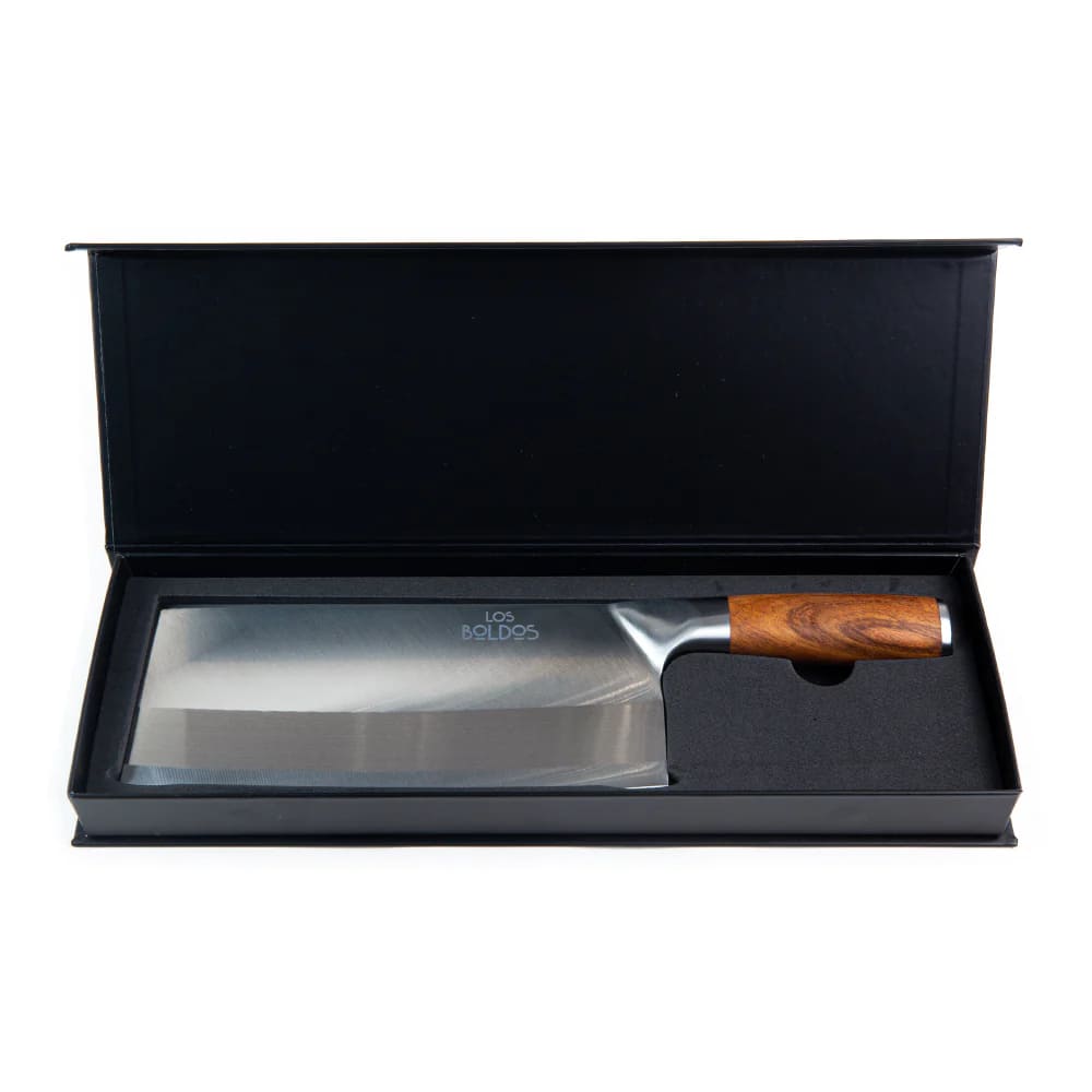 CUCHILLO HACHA LOS BOLDOS ACERO INOXIDABLE CARNICERO COCINA 420g - 3