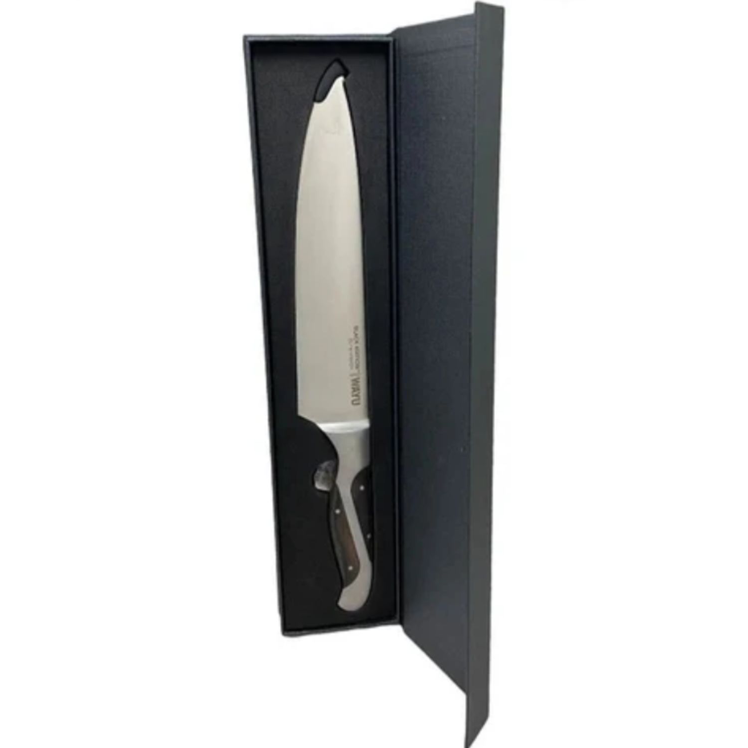 CUCHILLO CHEF PROFESIONAL 34CM BLACK EDITION WAYU ANTIDESLIZANTE - 1