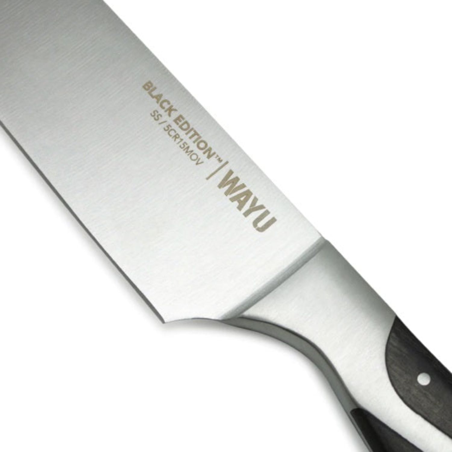 CUCHILLO CHEF PROFESIONAL 34CM BLACK EDITION WAYU ANTIDESLIZANTE - 2