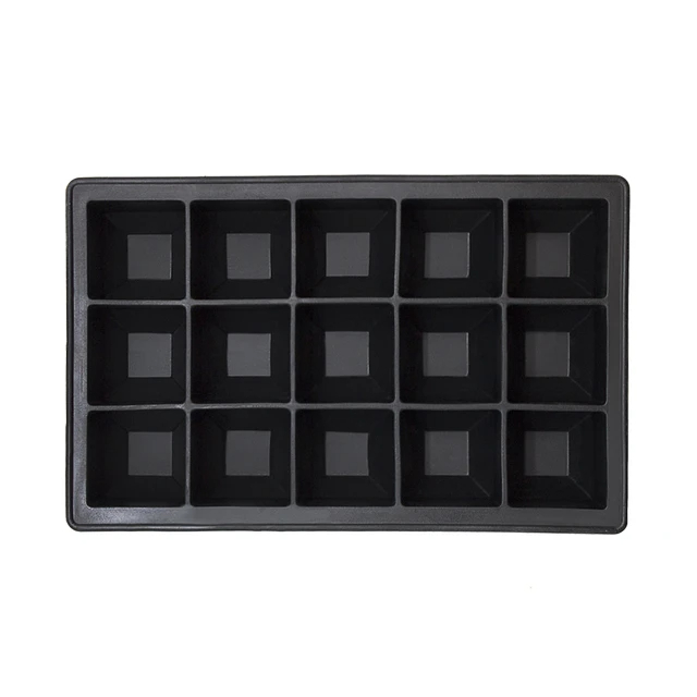 CUBETA DE HIELO MOLDE SILICONA WAYU PEQUEÑA PARA 15 CUBOS - 4