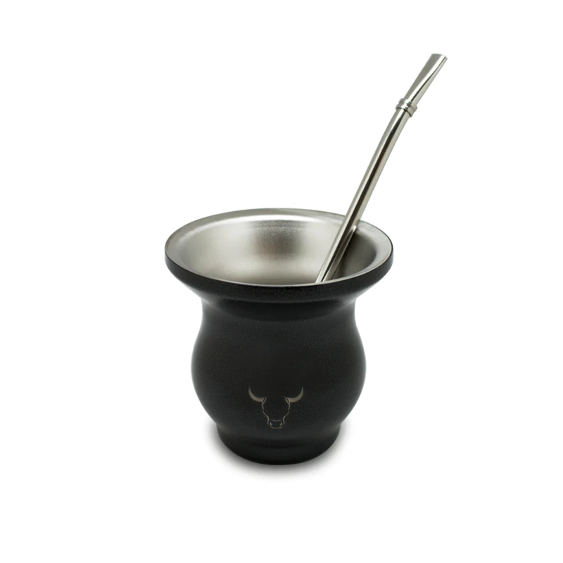 MATE INSULADO WAYU SET CON BOMBILLA 236ML ACERO INOXIDABLE - 1
