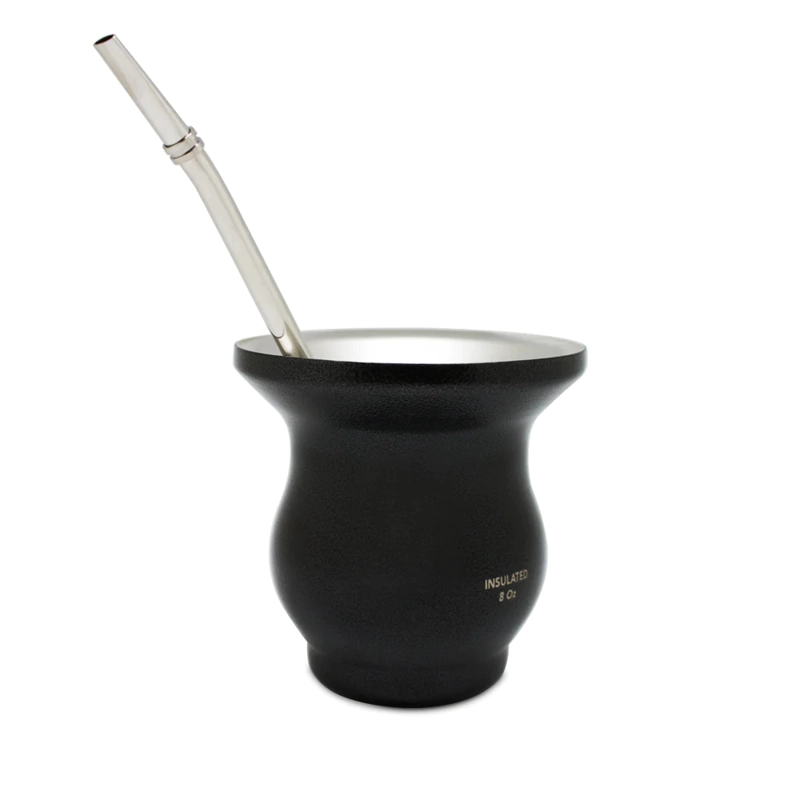 MATE INSULADO WAYU SET CON BOMBILLA 236ML ACERO INOXIDABLE - 2