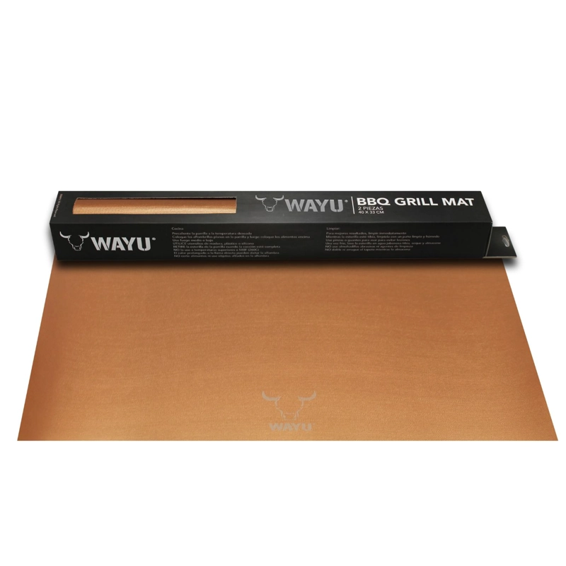 SET 2 MAT PARRILLERO WAYU COPPER SERIES 40X33CM ASADO BBQ - 1