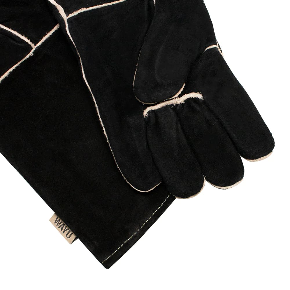 2 GUANTES DE CUERO PARRILLERO WAYU ALTA TEMPERATURA LIMITAD - 2