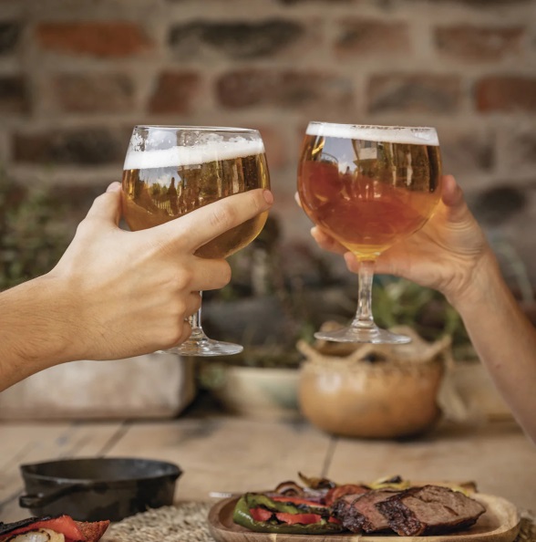SET 2 COPONES CERVECEROS WAYU 670ML BEER MUG CERVECERO BAR - 5