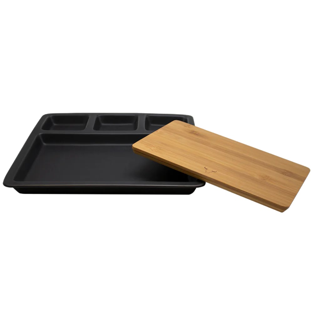 TABLA APERITIVO MADERA CERAMICA DEMONTABLE WAYU M 25X11CM - 3