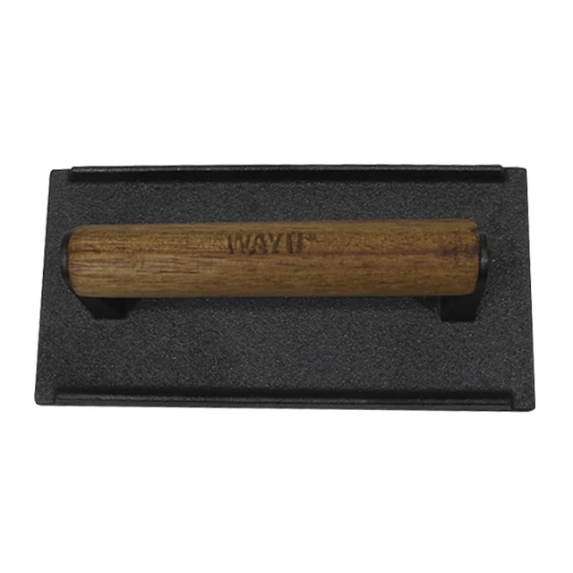 PRENSA MOLDE PARA CARNE COCINA WAYU ASADO BBQ ACERO - 2