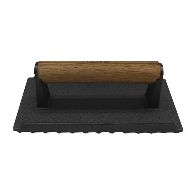 PRENSA MOLDE PARA CARNE COCINA WAYU ASADO BBQ ACERO - 3