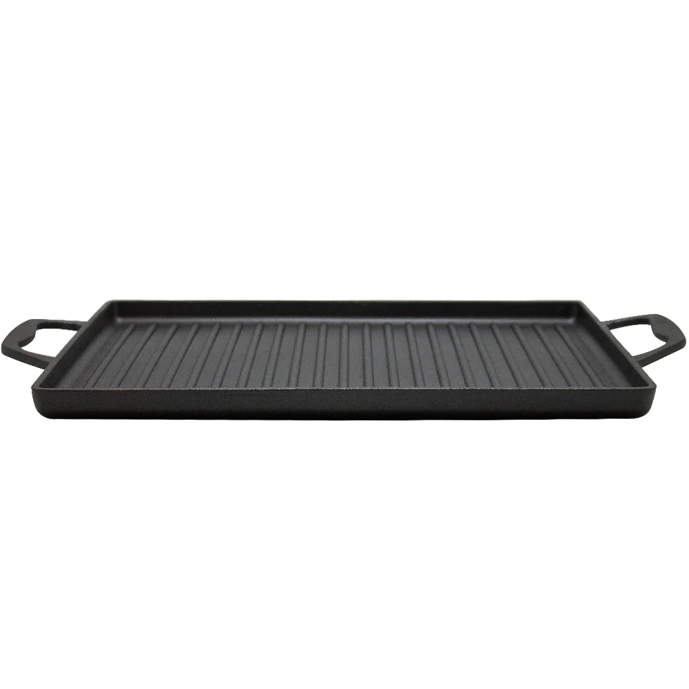 PLANCHA WAYU PARRILLA CHURRASQUERA CON ASAS HIERRO 44X28 CM - 2