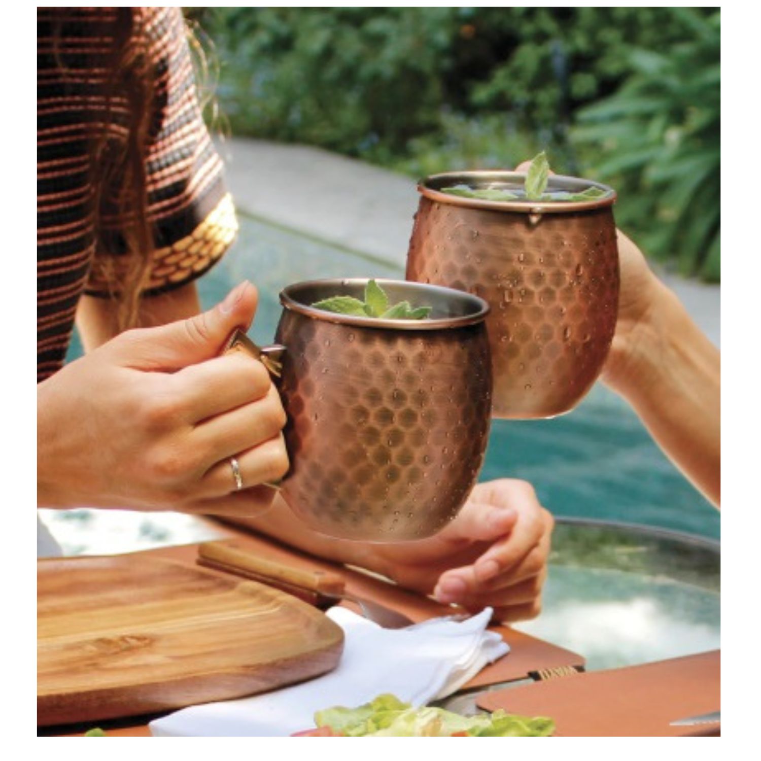 MUG VASO COBRE WAYU COPPER 600ML TRAGOS COCTEL COCINA BBQ - 2
