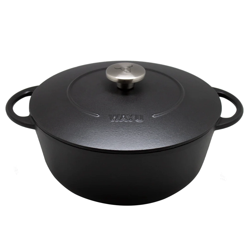 OLLA DE HIERRO FUNDIDO ENAMEL IRON CAST WAYU 28 CM CACEROLA - 1