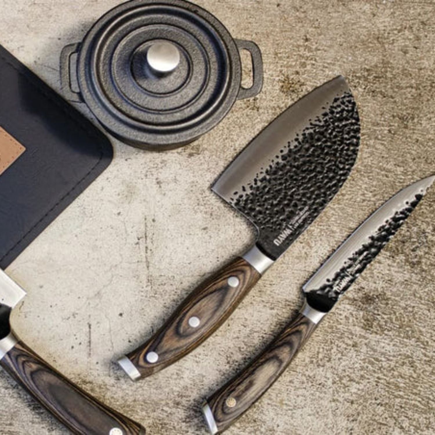 CUCHILLO HAMMER HACHA SERBIAN WAYU LIMITED PARRILLA ASADO - 1