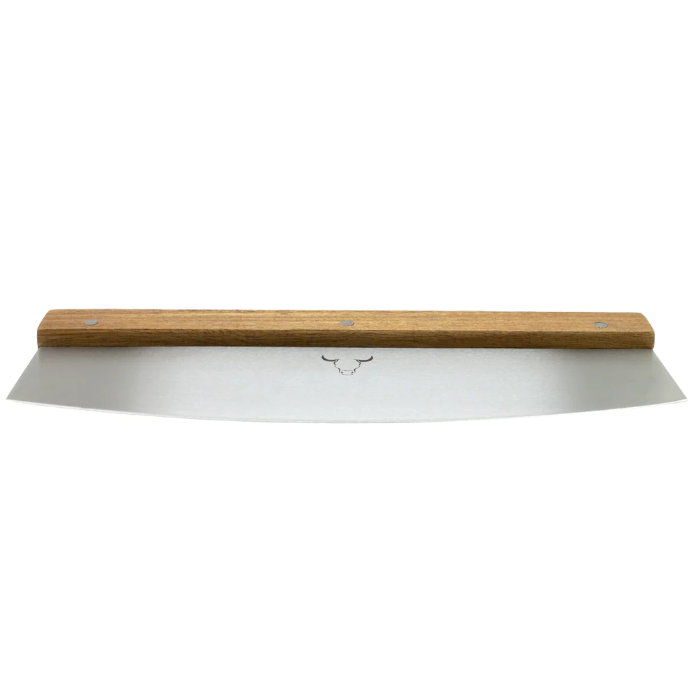 CORTADOR DE PIZZA MADERA Y FILO ACERO INOXIDABLE 35 CM WAYU - 2
