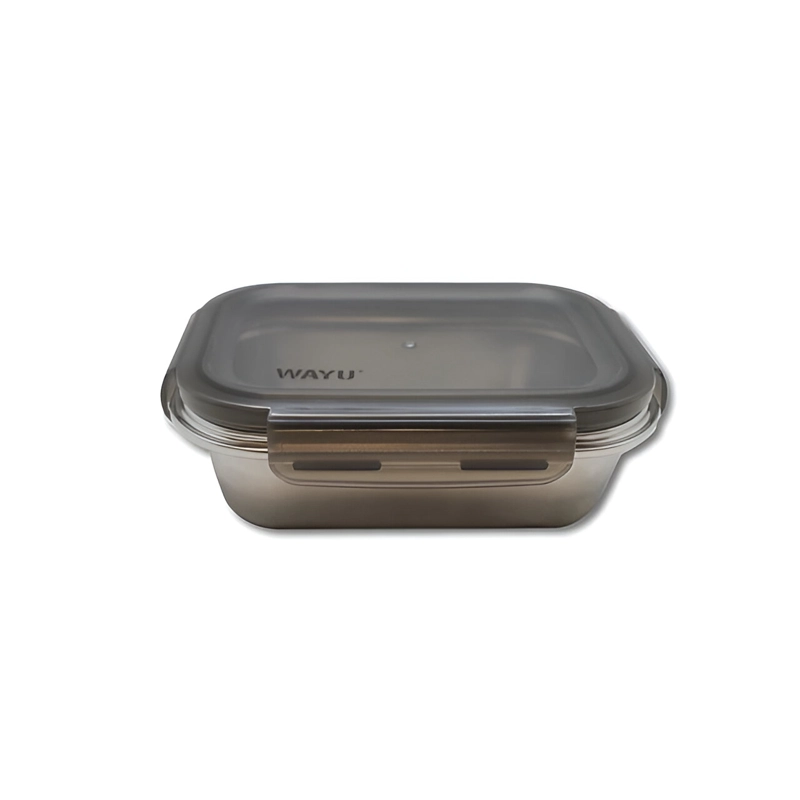 CONTENEDOR HERME TICO WAYU ACERO MICROSAFE 650ML PREMIUM - 2
